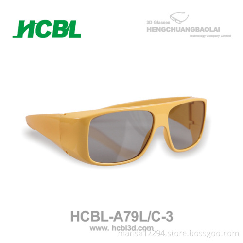 Circular polarized 3d glasses